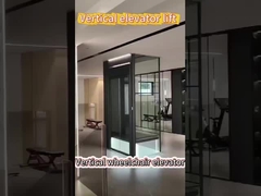 Güvenlik Ev Tekerlekli Sandalye Asansörü 3m-10m Hidrolik Dikey Platform Asansörü Kabinle