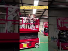 Kendi kendine hareket eden 12m 14m makas kaldırıcı pil makas kaldırıcı 10m çalışma yüksekliği