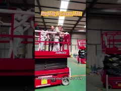 Kendi kendine hareket eden makas kaldırma 6m 8m 10m 12m 320kg 450kg İnşaat Hava Çalışma Platformu