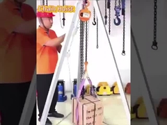 El zincirli kaldırıcı kaldırma ekipmanı 0,5 tonluk el zincirli kaldırıcı