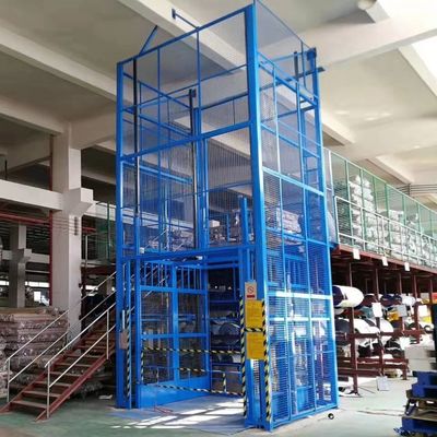 satın al 3m-9m Kafes Asansörü Hidrolik Tam Kafesli Dikey Kargo Asansörü Depo Kargo Asansörü online manufacture