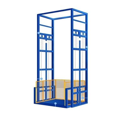 satın al 4 Post Easy Lift Kargo Lift Hidrolik Dikey Kargo Lift Asansör online manufacture