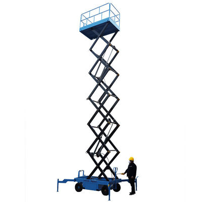 satın al Havadan çalışmak 14m makas kaldırma 1000KG 50 Ft fabrikaya makas kaldırma online manufacture