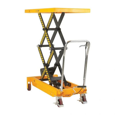 satın al 1m Endüstriyel Hidrolik Asansör Masa 800kg Yük Çift Makaslı Trolley Asansör online manufacture
