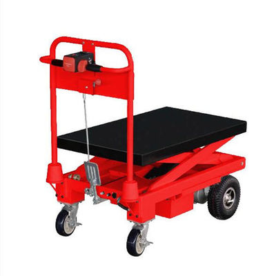 satın al 1500 kg El makaslı kaldırma masası Kırmızı Hidrolik masa kaldırma arabası online manufacture