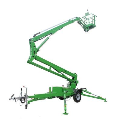 satın al 60 Ft çekilebilir Boom Lift Trailer İnşaat ve Bakım için Montajlı Boom online manufacture