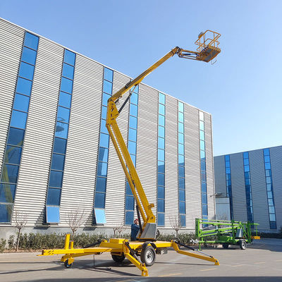 satın al 16m Çekici Eklemli Boom Lift 200kg Havadan Çalışma Çekici Eklemli Manlift online manufacture