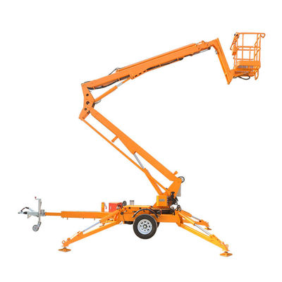 satın al 20m Relye Boom Lift 200kg Çekici Eklemli Boom Lift Bir Relye Üzerinde online manufacture