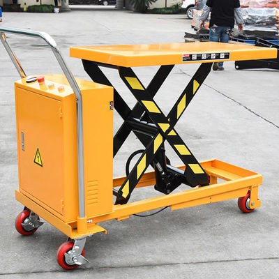 satın al 300kg-1000kg Tek makaslı kaldırma arabası 1.7m Elektrikli Hidrolik araba masası online manufacture