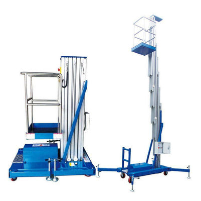 satın al 4m 6m 8m Elektrikli Hidrolik Mast Lift Alüminyum Alaşımlı Asansör Platformu online manufacture