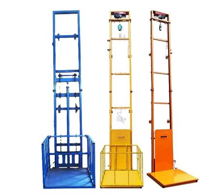 satın al Elektrikli Küçük Kargo Asansörü Depo 9 m 1 Ton Hidrolik Mal Asansörü online manufacture