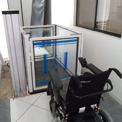 satın al 1m 2m Dış İç Tekerli Sandalye Asansörü Engelliler İçin Hidrolik Asansör online manufacture