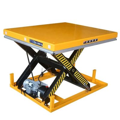 satın al 1 - 4 ton hidrolik makas kaldırma masası küçük elektrikli makas kaldırma platformu online manufacture