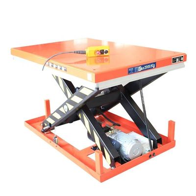 satın al 2 Ton Küçük Asansör Masası Depo için Hidrolik Makas Asansör Platformu online manufacture