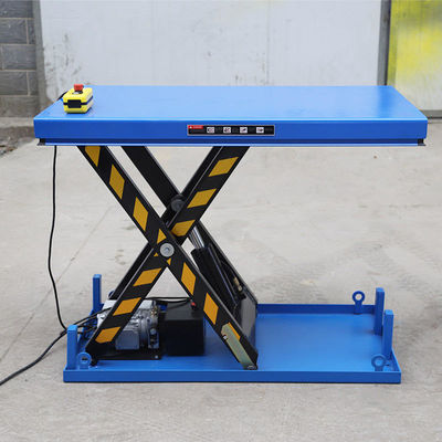 satın al Özel 1t 1.3m sabit asansör masası sabit hidrolik makas asansör platformu online manufacture