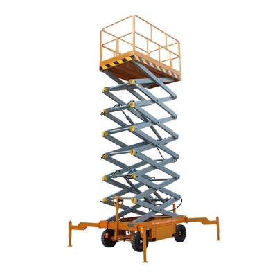 satın al 6m 500kg Hidrolik Mobil Makaslı Kaldırma Platformu Havadan Platform online manufacture