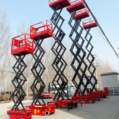 satın al Self-propelled Scissor Lift 8m 10m 12m 14m Hydraulic Scissor Lift Platform Çevrimiçi üretim