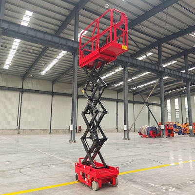 satın al Self-propelled Electric Scissor Lift 6m 230kg Mini Aerial Work Platform Çevrimiçi üretim