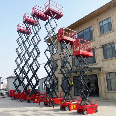 satın al Electric Self Propelled Aerial Work Platform 6m 8m Scissor Lift Çevrimiçi üretim