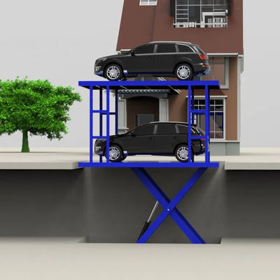 Mobil Araç Makaslı Asansör 3m 6m Yükseklik Çift Güvertesi Orta Yükseklik Otomobil Asansörü