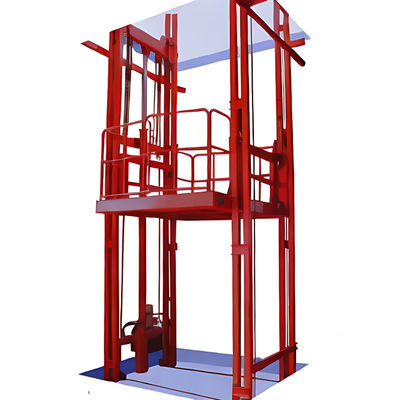 2T Mezzanine Zemin Mal Asansörü 5m 2000KG Depo Kargo Asansörü
