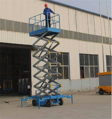 Elektrikli makas kaldırıcıları 500kg 6m 8m 10m Hidrolik hava çalışma platformu