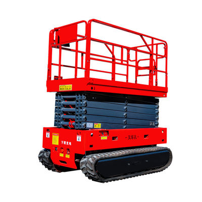 2 ton elektrikli asansörler çalışma platformu kendi kendine hareket eden makaslı sürünen asansör