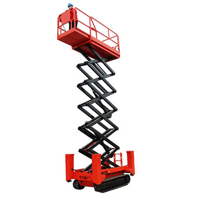 Hidrolik Mobil Asansör Platformları 8m 450kg Track Makas Asansör Platformları