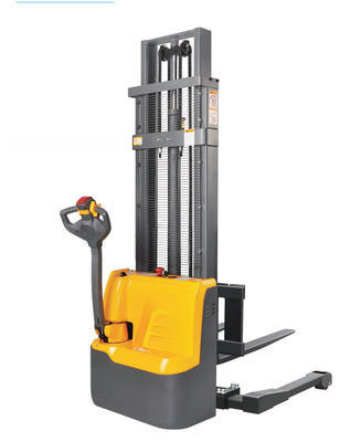 Tamamen Elektrikli İstifleyici 1 ton 2 ton 3 ton 3,5m Kaldırma Yüksekliği Elektrikli Forklift İstifleyici