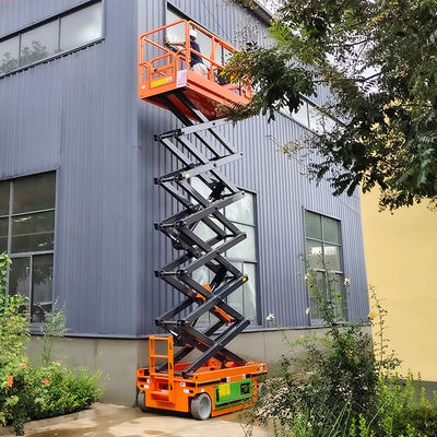 6m 8m 10m 12m Elektrikli Kendiliğinden Yürüyen Hidrolik Makas Asansör Platformu