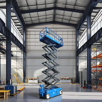 Self Propelled Scissor Lift Platform For Outdoor Rough Terrain