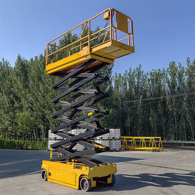 14m 16m 230kg Hidrolik Elektrik Makaslı Taşınabilir Hava Çalışma Platformu