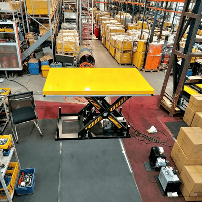 Sabit Makaslı Kaldırma Platformu 4 Ton 1.4m Elektrikli Hidrolik Sabit Kaldırma Tablası