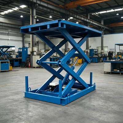 2 Ton Hidrolik Makaslı Lift Tablası Sabit Stabil Kaldırma Platformu