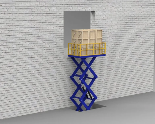 Makaslı Yükleme Rampası Kaldırma Elektrikli Hidrolik Sabit Kaldırma Platformu