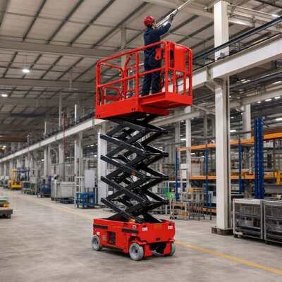 Kundağı Motorlu Elektrikli Makaslı Kaldırma Platformu Endüstriyel Hidrolik Kaldırma Ekipmanları