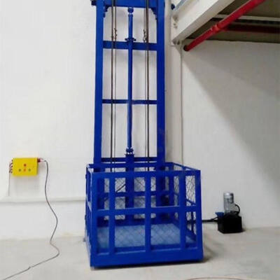 Depo için Dikey Duvara Monte Elektrikli Hidrolik Kargo Asansörü