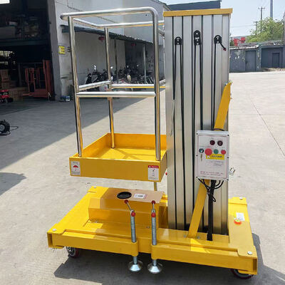 Tek Direkli Mobil 8m Kaldırma Platformu Alüminyum Alaşımlı Hidrolik Lift